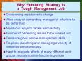 Why Executing Strategy Is a Tough Management Job PowerPoint PPT Presentation