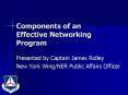 Components of an Effective Networking Program PowerPoint PPT Presentation