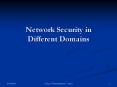 Network Security in Different Domains PowerPoint PPT Presentation