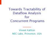 Towards Tractability of Dataflow Analysis for Concurrent Programs