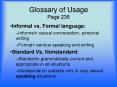 Glossary of Usage Page 236 PowerPoint PPT Presentation