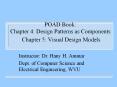 POAD Book: Chapter 4: Design Patterns as Components Chapter 5: Visual Design Models PowerPoint PPT Presentation