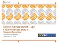 Online Recruitment Expo A Real World Case Study in Hispanic Recruiting PowerPoint PPT Presentation