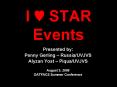 I STAR Events PowerPoint PPT Presentation