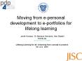Moving from epersonal development to eportfolios for lifelong learning PowerPoint PPT Presentation