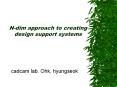 Ndim approach to creating design support systems PowerPoint PPT Presentation