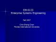 EIN 6133 Enterprise Systems Engineering PowerPoint PPT Presentation