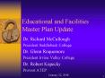Educational and Facilities Master Plan Update PowerPoint PPT Presentation