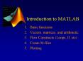 Introduction to MATLAB PowerPoint PPT Presentation