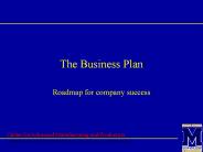 The Business Plan