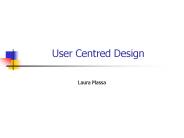 User Centred Design
