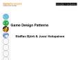 Game Design Patterns PowerPoint PPT Presentation