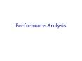 Performance Analysis PowerPoint PPT Presentation