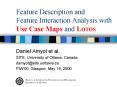 Feature Description and Feature Interaction Analysis with Use Case Maps and LOTOS PowerPoint PPT Presentation