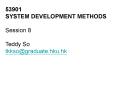 SYSTEM DEVELOPMENT METHODS PowerPoint PPT Presentation