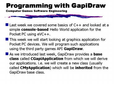 presentation player overlay