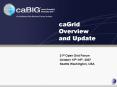 caGrid Overview and Update PowerPoint PPT Presentation