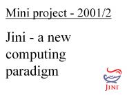 Mini project - 2001/2