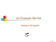 An Example Servlet