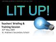 LIT UP PowerPoint PPT Presentation