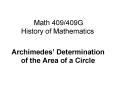 Math 409409G History of Mathematics PowerPoint PPT Presentation
