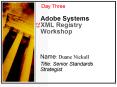 Adobe Systems XML Registry Workshop PowerPoint PPT Presentation