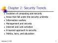 Chapter 2: Security Trends PowerPoint PPT Presentation