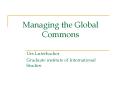 Managing the Global Commons PowerPoint PPT Presentation