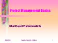 Project Management Basics PowerPoint PPT Presentation