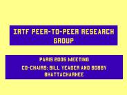 IRTF PeertoPeer Research Group