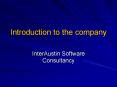 Introduction to the company PowerPoint PPT Presentation