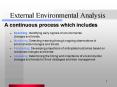 External Environmental Analysis PowerPoint PPT Presentation