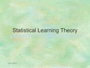 Statistical Learning Theory PowerPoint PPT Presentation