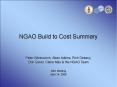NGAO Build to Cost Summary PowerPoint PPT Presentation