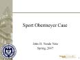 Sport Obermeyer Case PowerPoint PPT Presentation