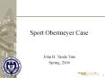 Sport Obermeyer Case PowerPoint PPT Presentation