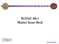 WJTSC 081 Master Issue Deck PowerPoint PPT Presentation