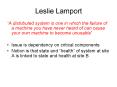 Leslie Lamport PowerPoint PPT Presentation