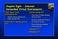 Chapter Eight Internet Networked Virtual Environments PowerPoint PPT Presentation
