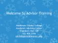 Welcome to Advisor Training PowerPoint PPT Presentation