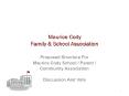 Maurice Cody Family PowerPoint PPT Presentation