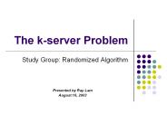 The k-server Problem
