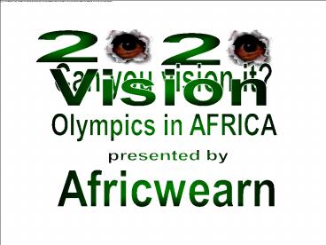 Olympics in AFRICA