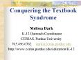 Conquering the Textbook Syndrome PowerPoint PPT Presentation