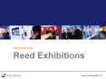 Introducing Reed Exhibitions PowerPoint PPT Presentation