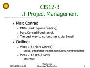 CIS123 IT Project Management
