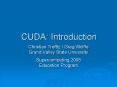 CUDA: Introduction PowerPoint PPT Presentation