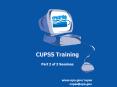 CUPSS Training PowerPoint PPT Presentation