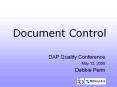 Document Control PowerPoint PPT Presentation