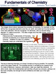 Fundamentals of Chemistry